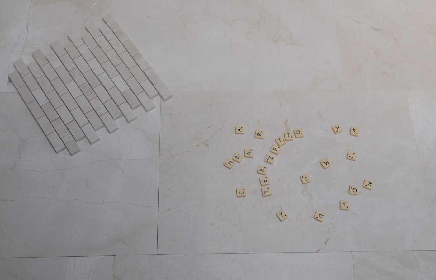 Pearl Marfil Brushed Marble