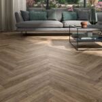 Ashdown Herringbone Natural Oak Porcelain