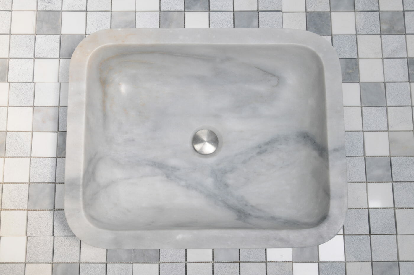 Arctic Ice Marble Mosaic