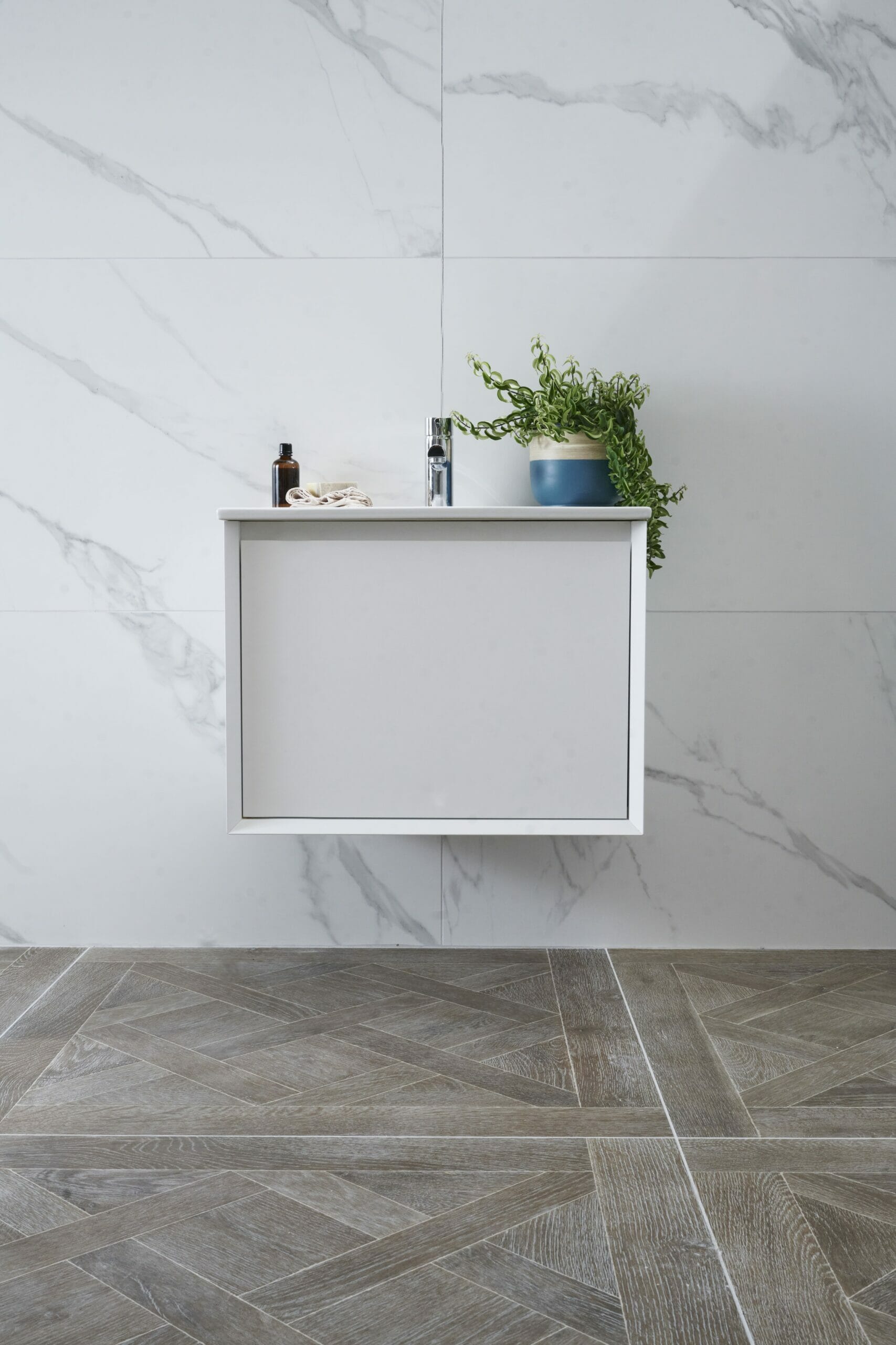 Parquet Cognac Natural Porcelain