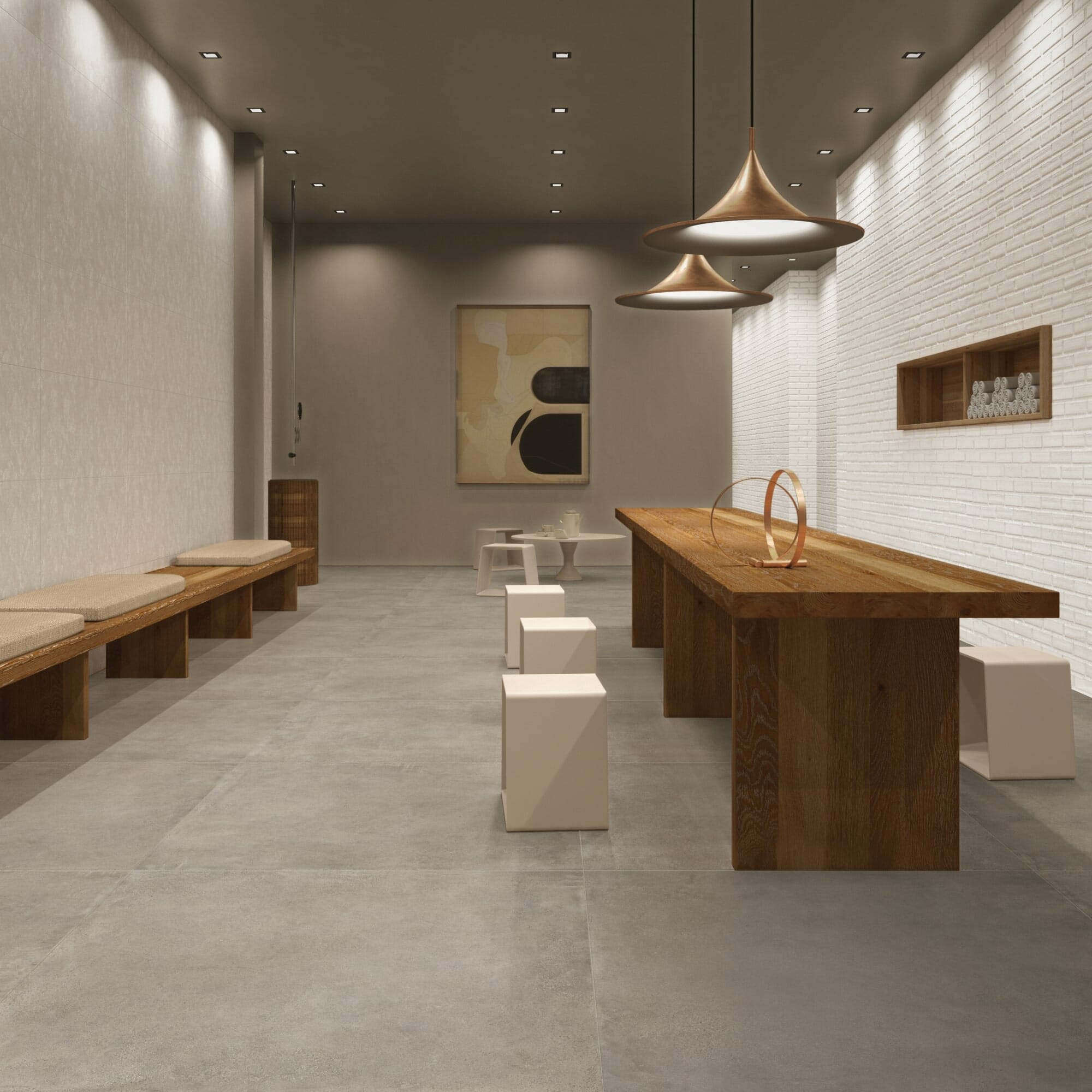 Beton Ecru Natural Porcelain