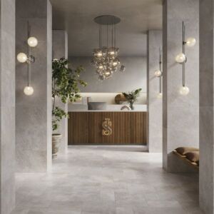 Campania Grey Tumbled Effect Porcelain