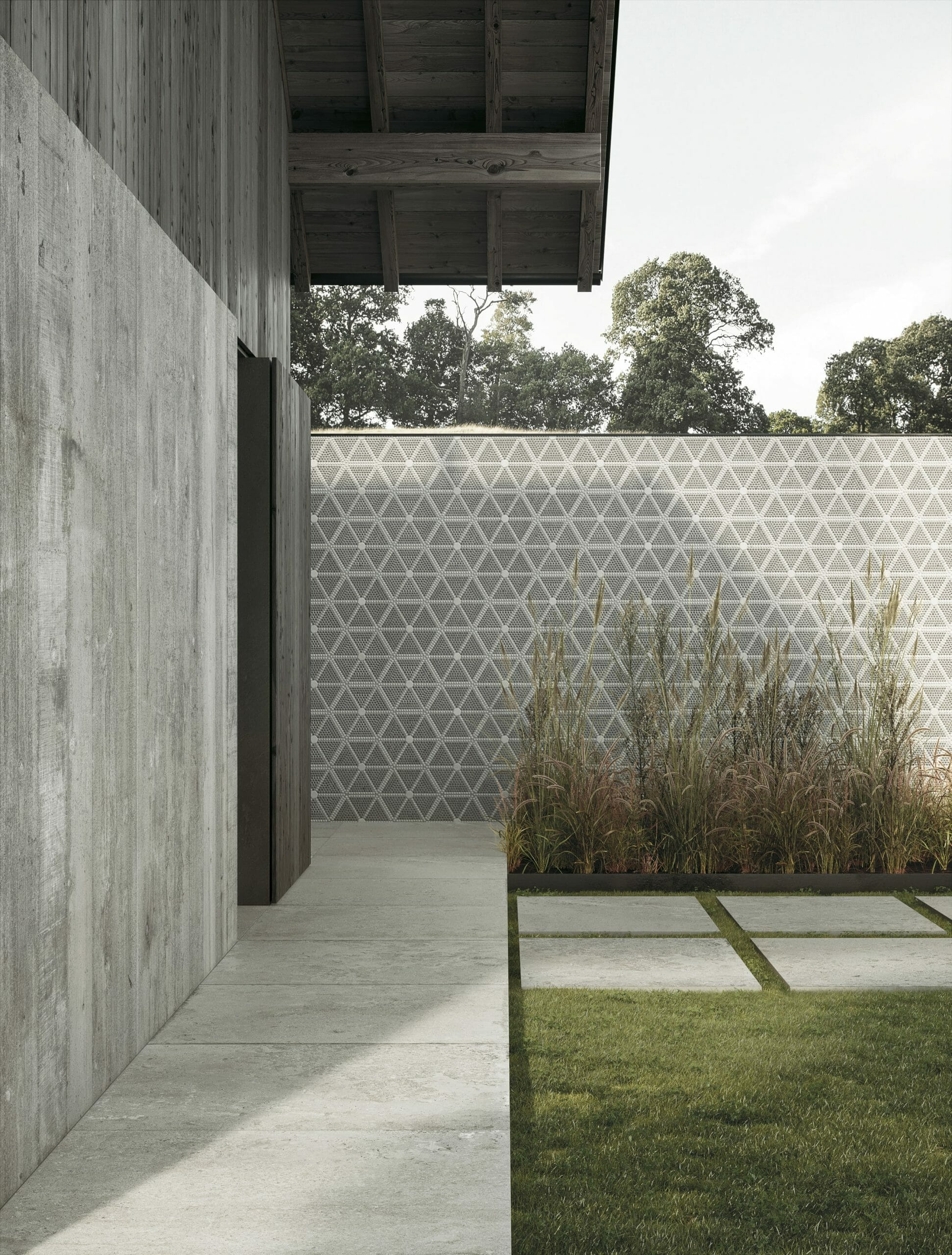 Hexham Grey Exterior Porcelain 20mm