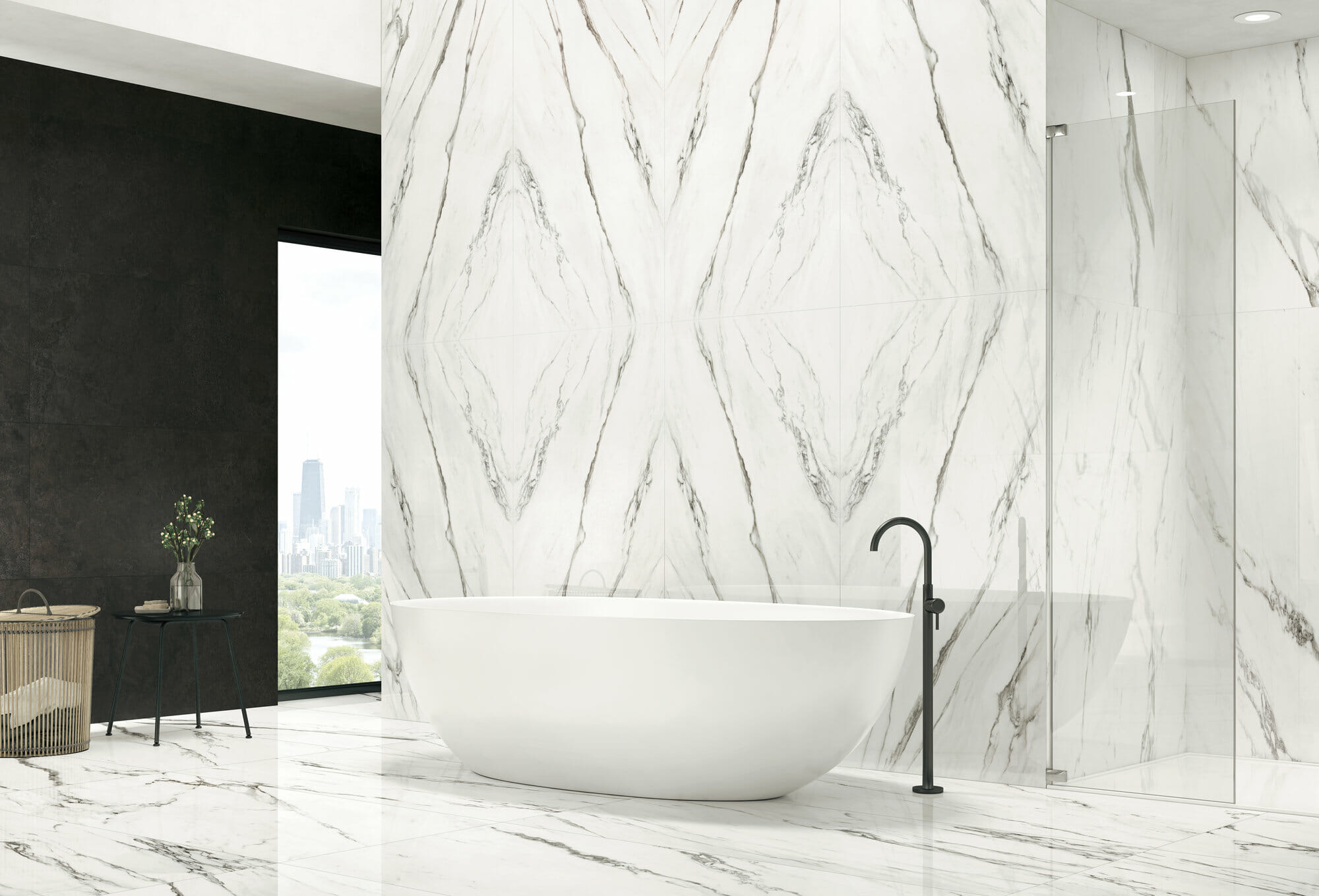Lucca Statuario Natural Porcelain