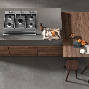Matina Anthracite Natural Porcelain