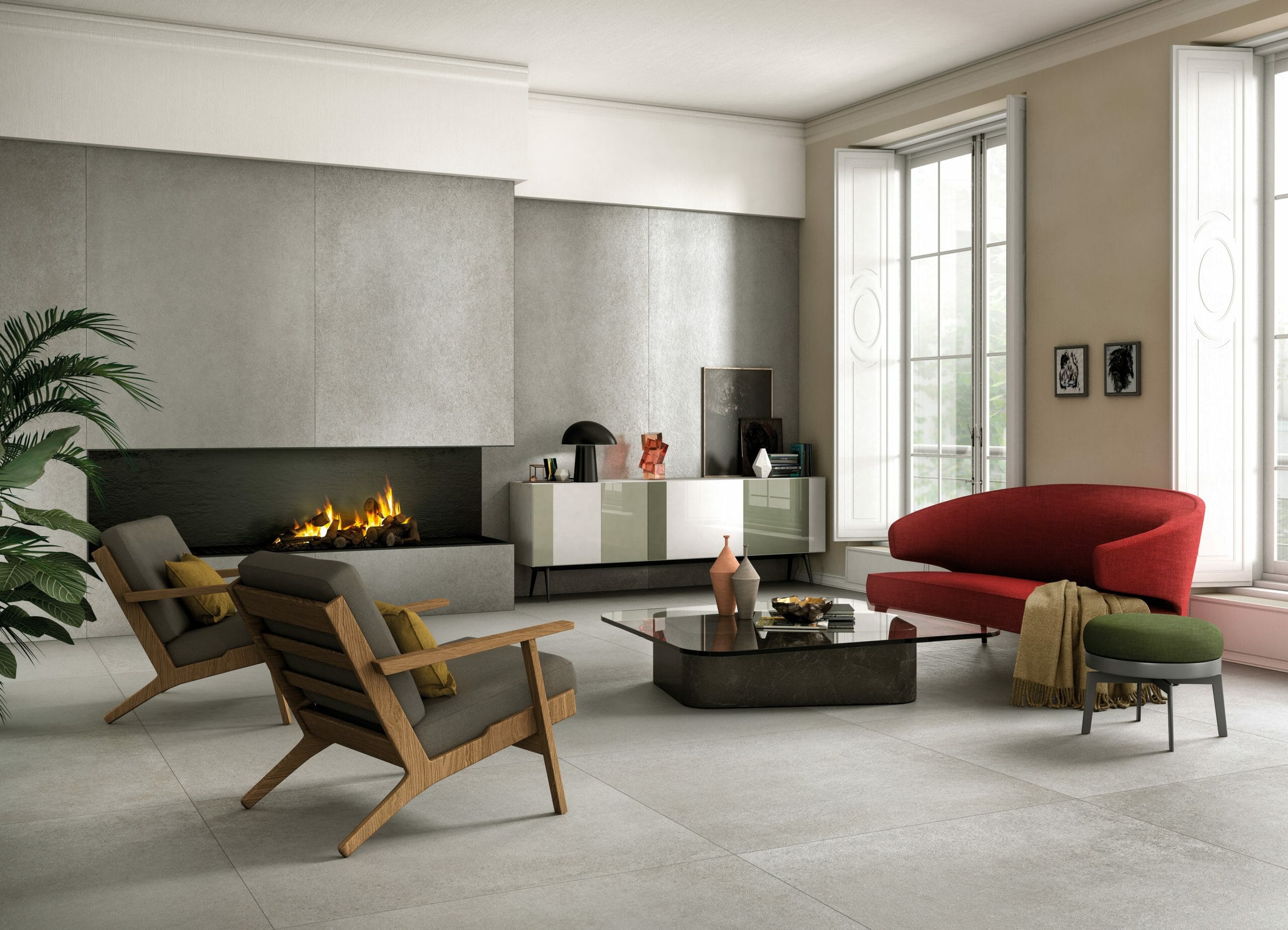 Matina Silver Exterior Porcelain 20mm