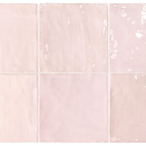 Monaco Zellige Rose Pink Square Glazed Ceramic