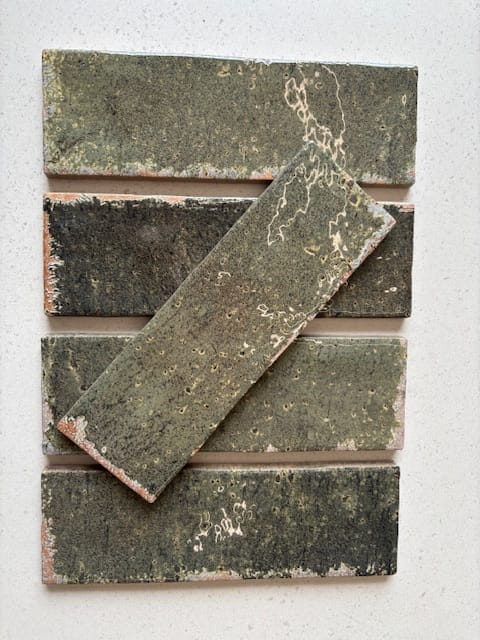 Marrakesh Olive Gloss Porcelain Brick