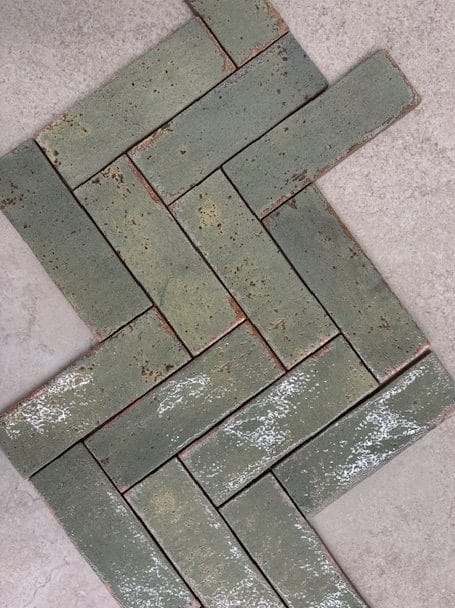 Marrakesh Sea Green Gloss Porcelain Brick