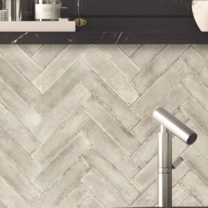 Metallic Glazed Grey Brick