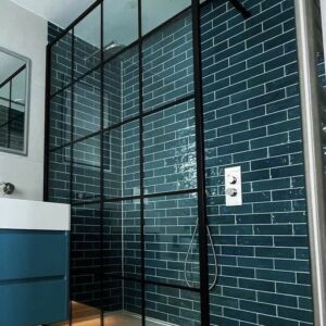 Monaco Glazed Azur Blue Ceramic Bricks