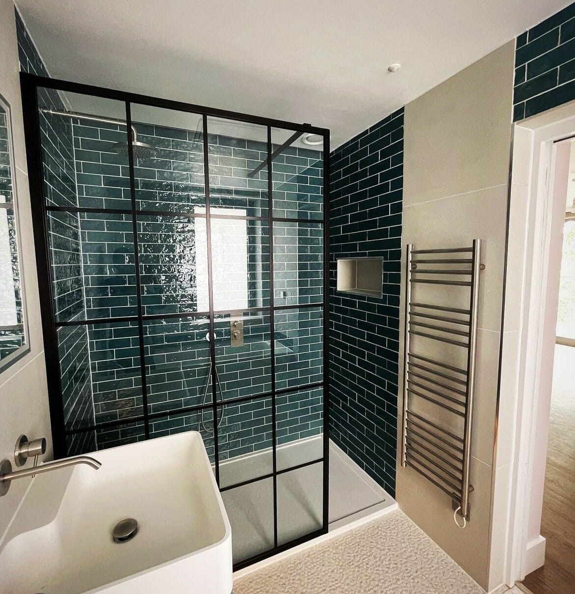 Monaco Glazed Azur Blue Ceramic Bricks