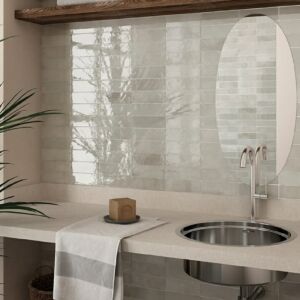 Monaco Glazed Flint Green Ceramic Bricks
