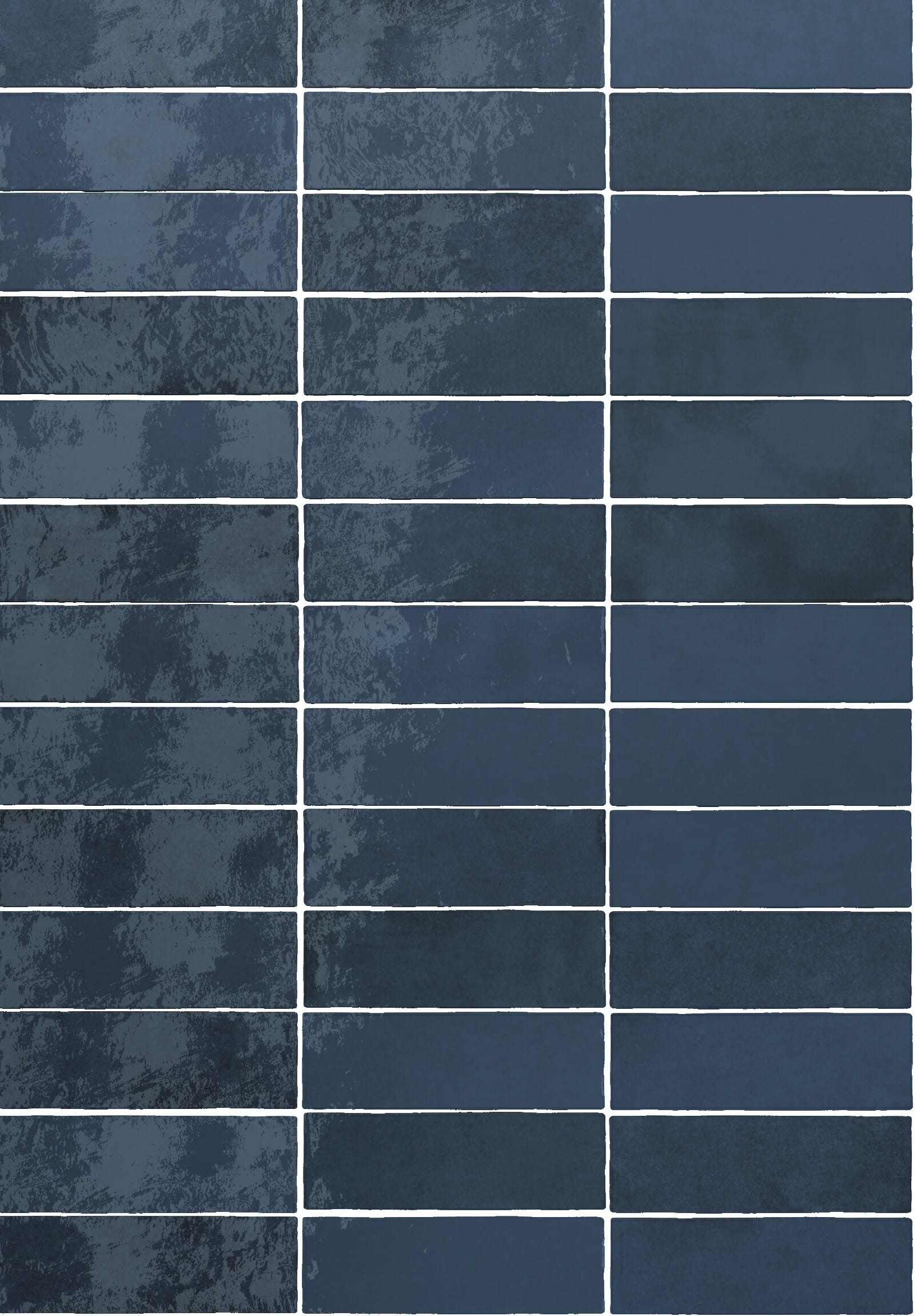 Monaco Glazed Ocean Blue Ceramic Bricks