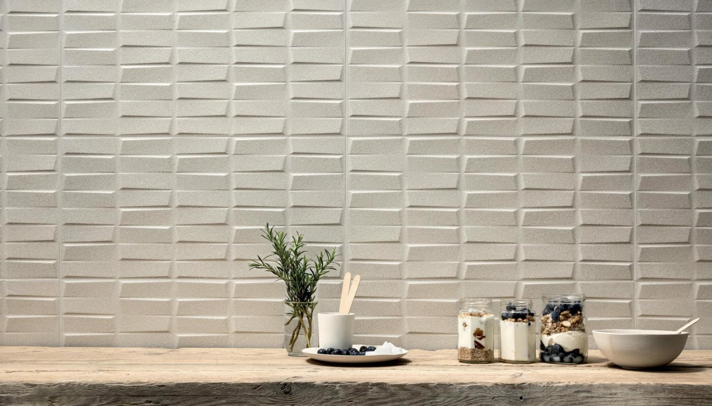 Nordic 3D Snow Natural Porcelain