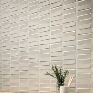 Nordic 3D Snow Natural Porcelain
