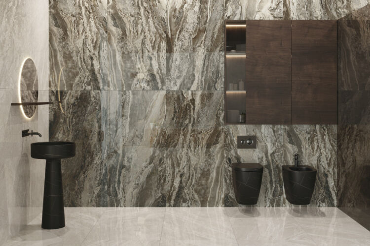 Autumnal Cocoa And Caramel Tile Colours