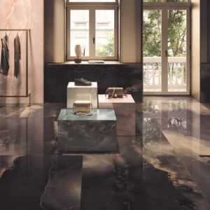 Onyx Black Polished Porcelain