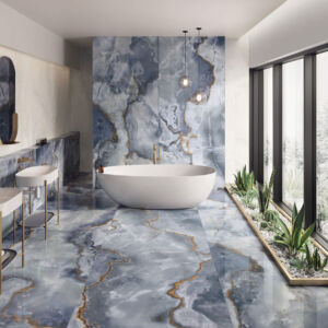 Onyx Blue Polished Porcelain (Sample)