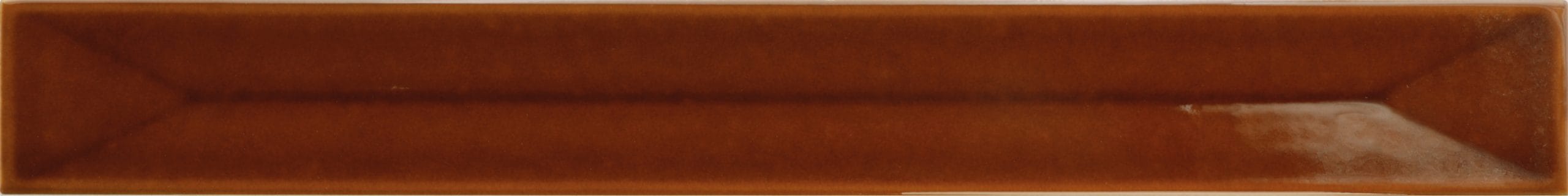 Palos Toffee Crackle Glazed Ceramic Long Brick