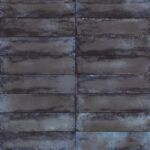 Metallic Glazed Blue Brick