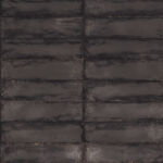 Metallic Glazed Black Brick