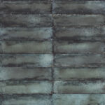 Metallic Glazed Green Brick