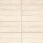 Metallic Glazed White Brick