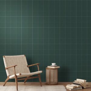 Pastello Green Echo Square Matt Porcelain