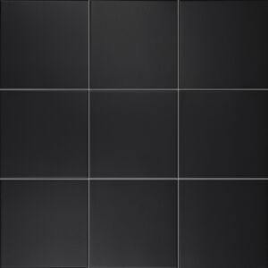 Pastello Black Swan Square Matt Porcelain