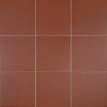Pastello Rusty Red Square Matt Porcelain