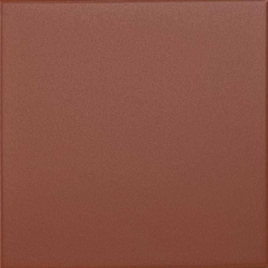 Pastello Rusty Red Square Matt Porcelain