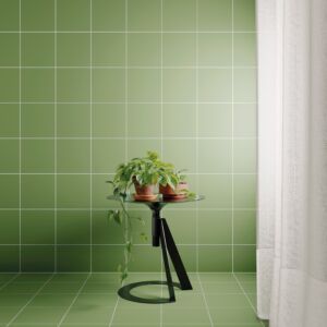 Patrona Plain Lawn Green Porcelain
