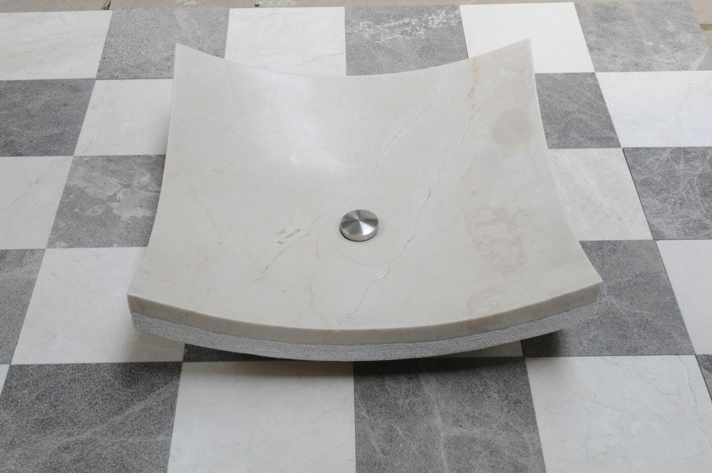 Pearl Square Afyon Marble Basin