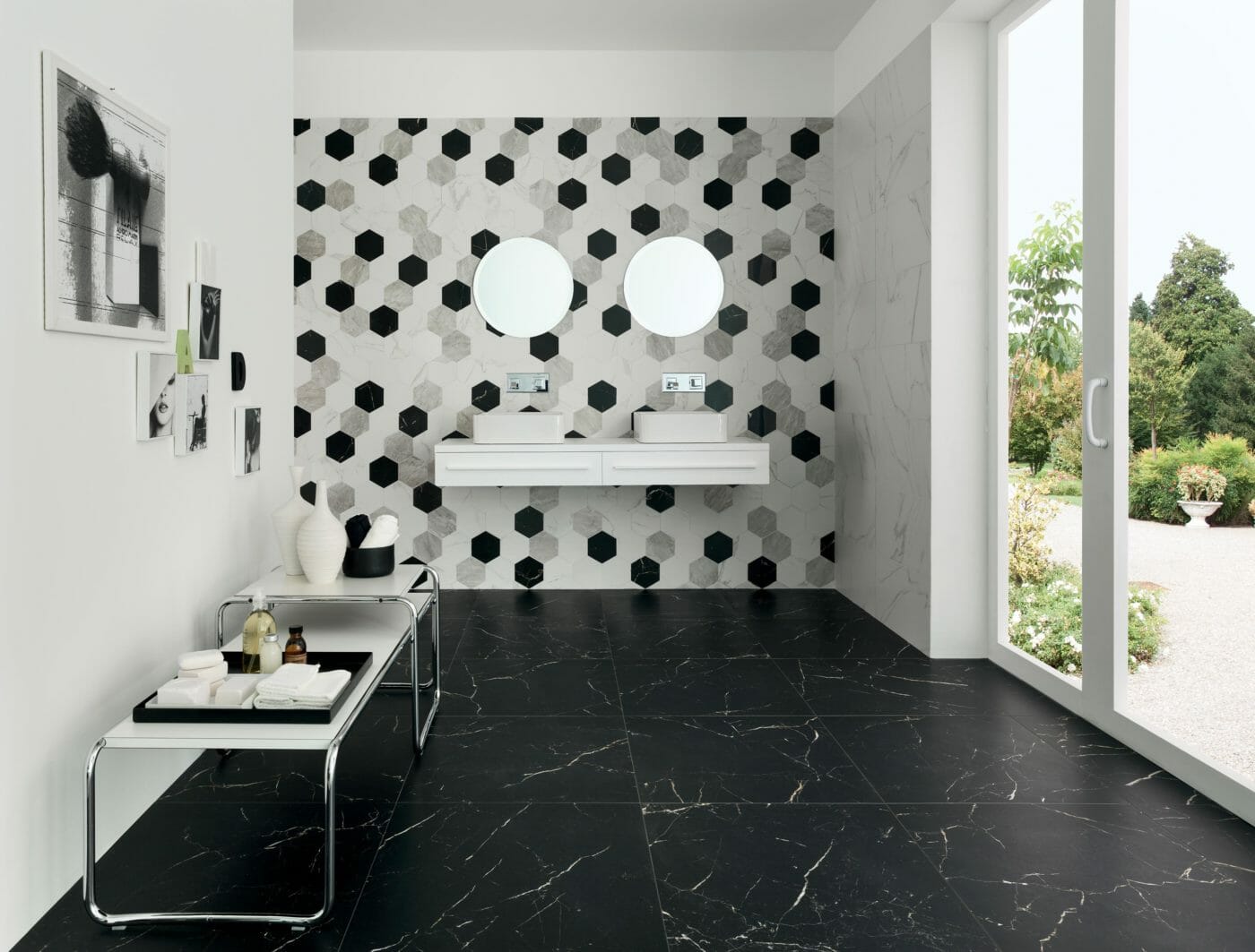 Romana Nero Mat Porcelain