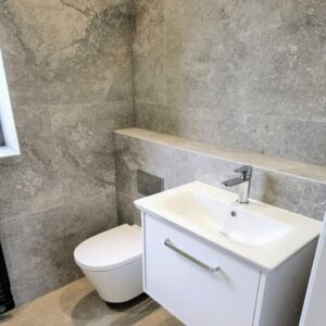Travertine Silver Natural Porcelain