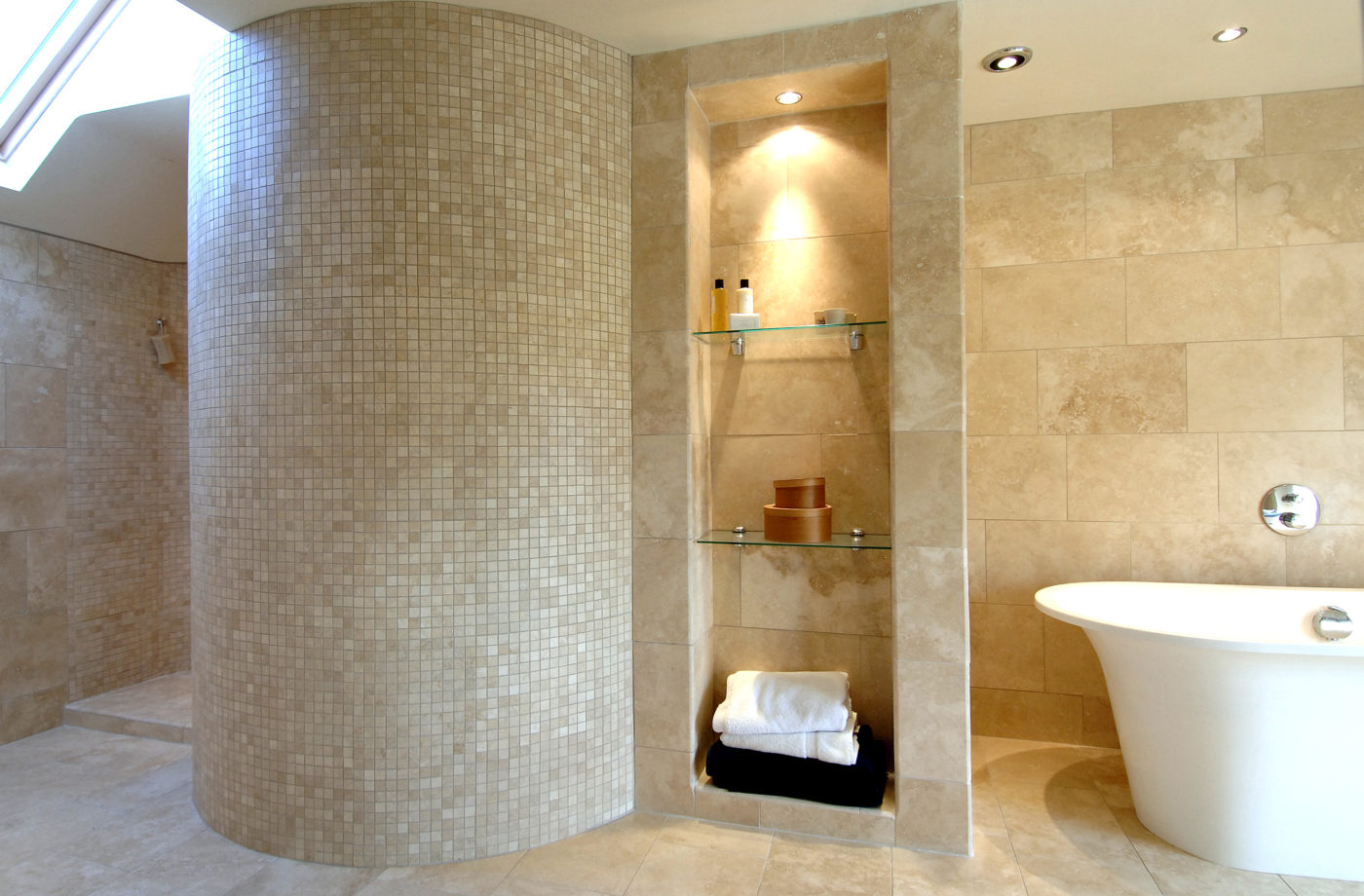 Sienna Honed & Filled Travertine Mosaic