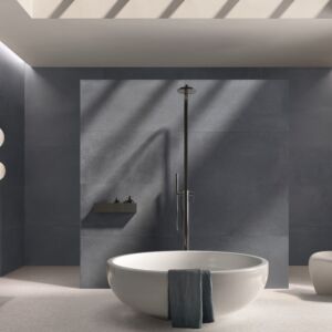 Venice Plain Blue Matt Porcelain