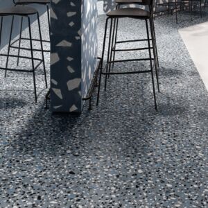 Venice Terrazzo Blue Matt Porcelain