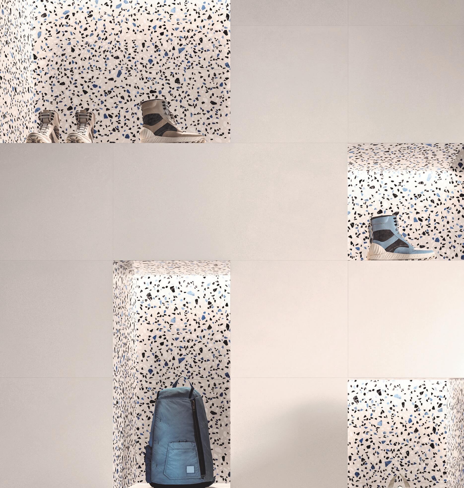 Venice Terrazzo White Matt Porcelain