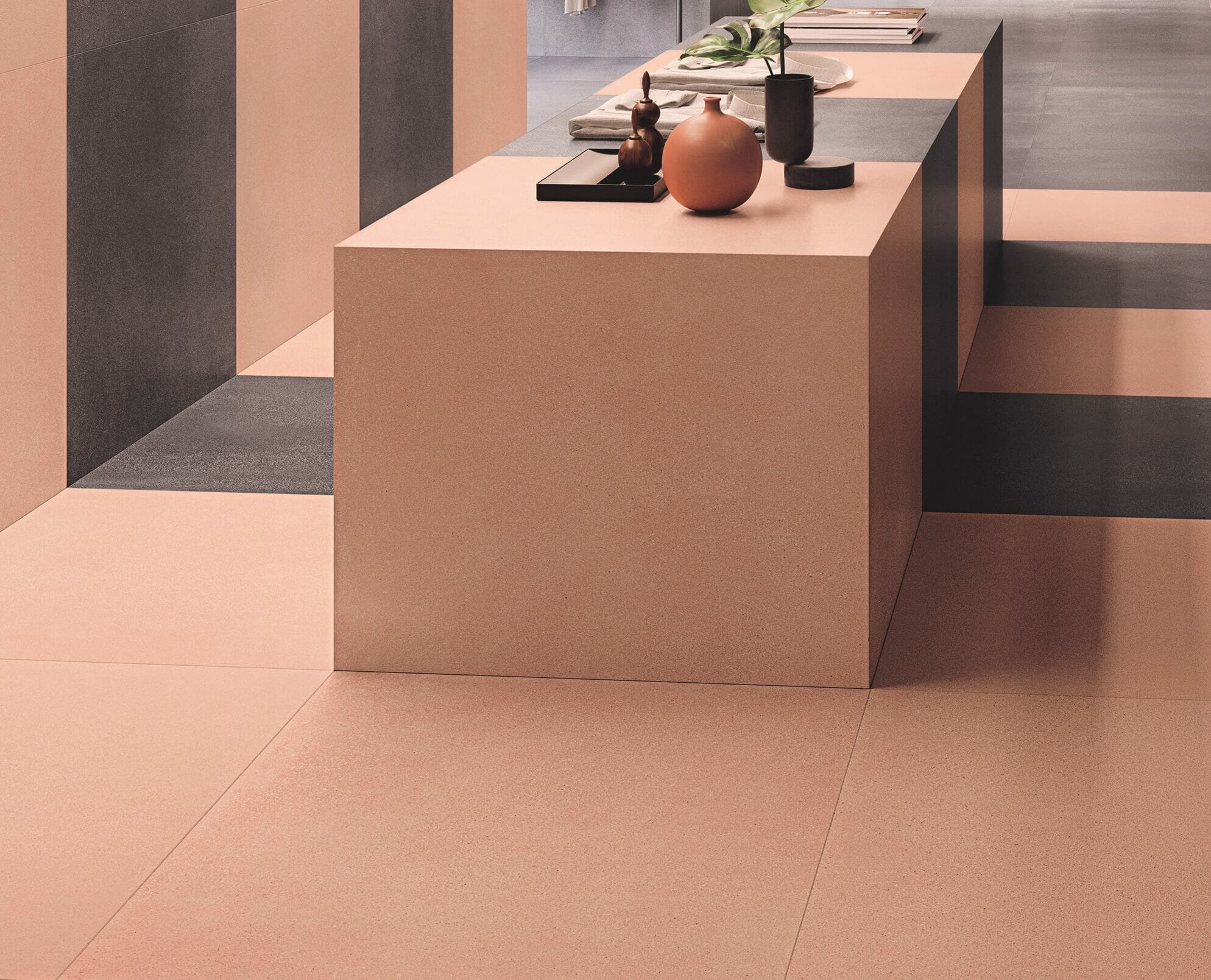 Venice Plain Pink Matt Porcelain