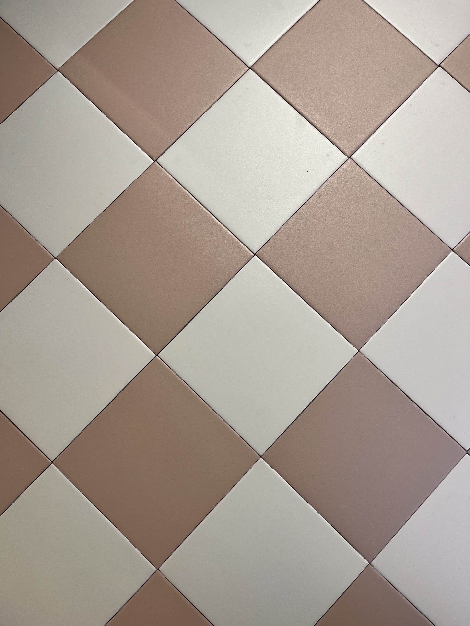 Victorian Pastello Antique Cream and Blush Chequer Porcelain