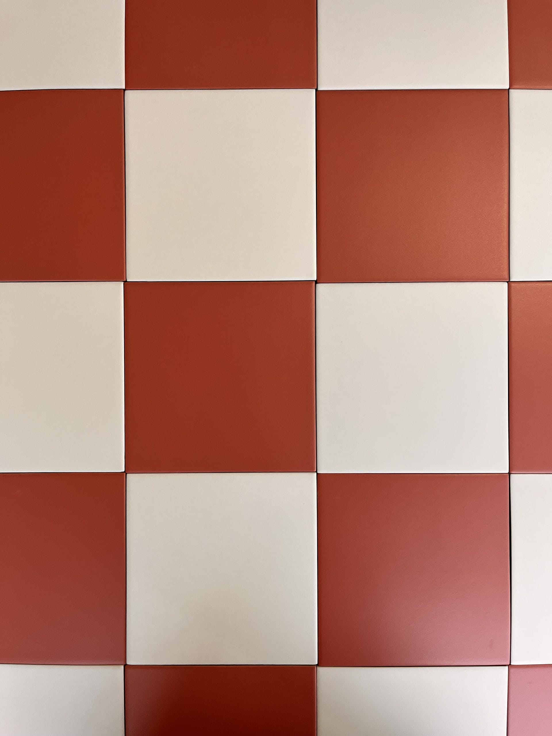 Victorian Pastello Antique Cream and Cherry Chequer Porcelain