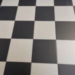 Victorian Pastello Dutch White and Black Chequer Porcelain
