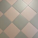 Victorian Pastello Dutch White and Blush Chequer Porcelain