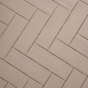 Catalan Glazed Taupe Ceramic
