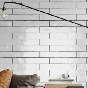 Catalan Glazed White Ceramic