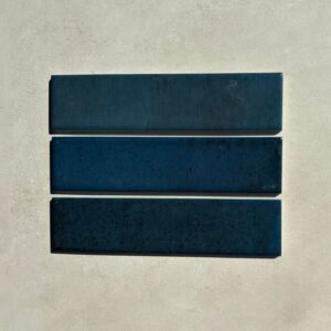 Chiltern Blue Black Gloss Porcelain Bricks (Sample)