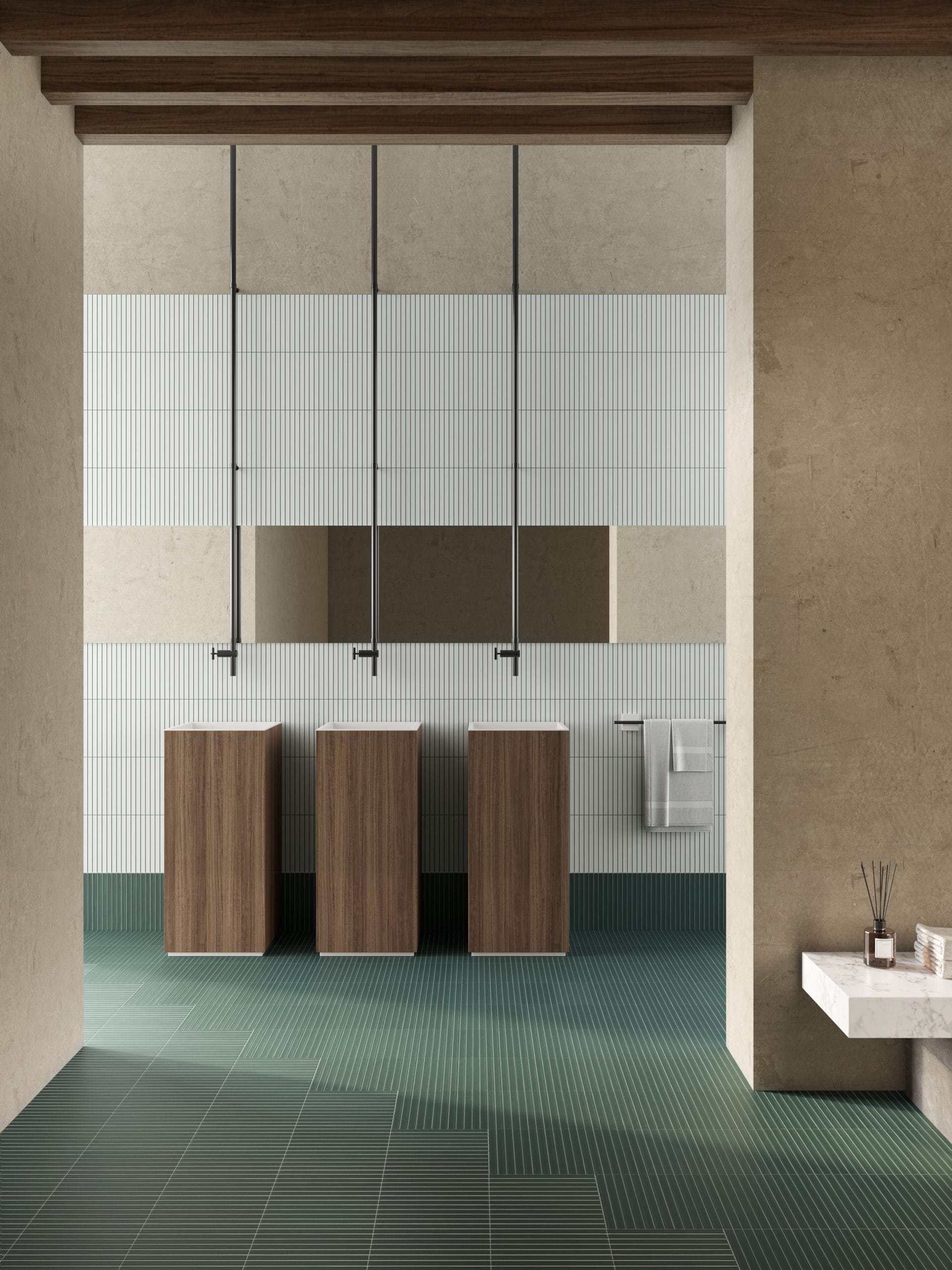 Colori Kit Kat White Matt Porcelain