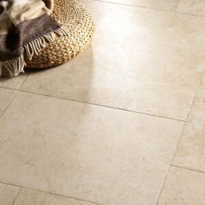 Loire Beige Tumbled Stone Effect Exterior Porcelain 20mm